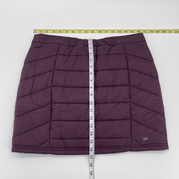 Smartwool PhD Smartloft Puffer Skirt Womens‎ Medium Aubergine Purple Pocket - Picture 7 of 8